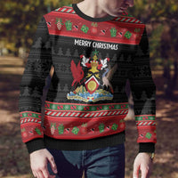 Trinidad And Tobago Christmas Ugly Christmas Sweater Merry Xmas Coat Of Arms - Wonder Print Shop