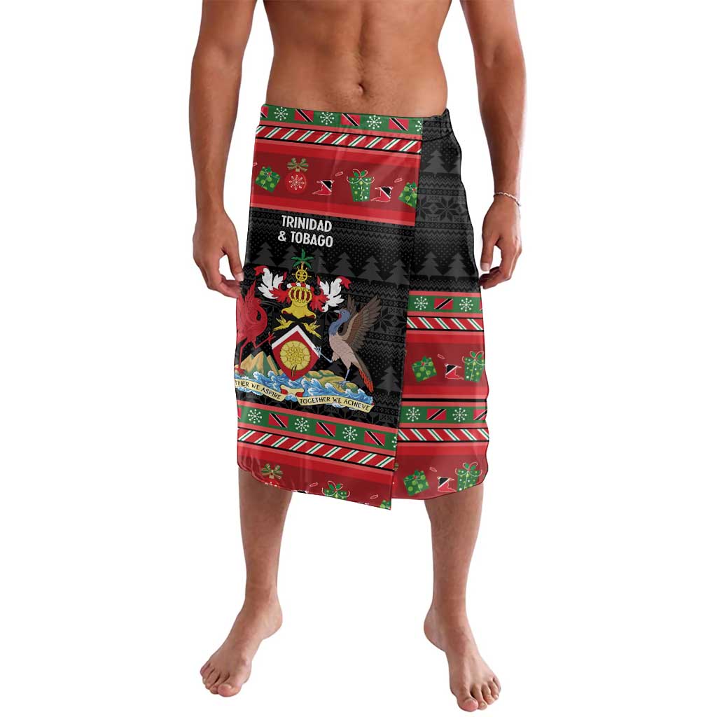 Trinidad And Tobago Christmas Lavalava Merry Xmas Coat Of Arms - Wonder Print Shop