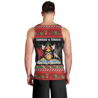 Trinidad And Tobago Christmas Men Tank Top Merry Xmas Coat Of Arms - Wonder Print Shop