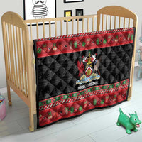 Trinidad And Tobago Christmas Quilt Merry Xmas Coat Of Arms - Wonder Print Shop