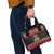 Trinidad And Tobago Christmas Shoulder Handbag Merry Xmas Coat Of Arms - Wonder Print Shop