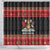Trinidad And Tobago Christmas Shower Curtain Merry Xmas Coat Of Arms - Wonder Print Shop