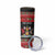 Trinidad And Tobago Christmas Skinny Tumbler Merry Xmas Coat Of Arms - Wonder Print Shop
