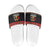 Trinidad And Tobago Christmas Slide Sandals Merry Xmas Coat Of Arms - Wonder Print Shop