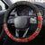 Trinidad And Tobago Christmas Steering Wheel Cover Merry Xmas Coat Of Arms - Wonder Print Shop