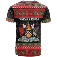 Trinidad And Tobago Christmas T Shirt Merry Xmas Coat Of Arms - Wonder Print Shop