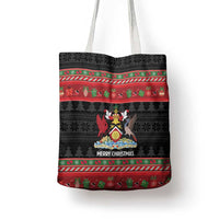 Trinidad And Tobago Christmas Tote Bag Merry Xmas Coat Of Arms - Wonder Print Shop