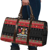 Trinidad And Tobago Christmas Travel Bag Merry Xmas Coat Of Arms - Wonder Print Shop
