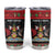 Trinidad And Tobago Christmas Tumbler Cup Merry Xmas Coat Of Arms - Wonder Print Shop