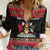 Trinidad And Tobago Christmas Women Casual Shirt Merry Xmas Coat Of Arms - Wonder Print Shop