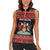 Trinidad And Tobago Christmas Women Sleeveless Polo Shirt Merry Xmas Coat Of Arms - Wonder Print Shop