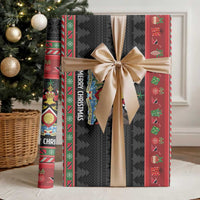 Trinidad And Tobago Christmas Wrapping Paper Merry Xmas Coat Of Arms - Wonder Print Shop