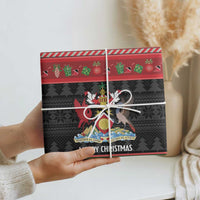 Trinidad And Tobago Christmas Wrapping Paper Merry Xmas Coat Of Arms - Wonder Print Shop