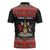 Trinidad And Tobago Christmas Zipper Polo Shirt Merry Xmas Coat Of Arms - Wonder Print Shop