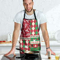 St Kitts & Nevis Cricket Christmas Apron Merry Xmas Patriots - Wonder Print Shop