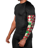 Personalized St Kitts & Nevis Cricket Christmas Arm Sleeves Merry Xmas Patriots - Wonder Print Shop