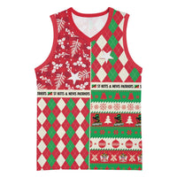 Personalized St Kitts & Nevis Cricket Christmas Basketball Jersey Merry Xmas Patriots - Wonder Print Shop