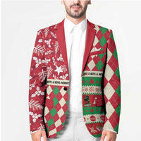 Personalized St Kitts & Nevis Cricket Christmas Blazer Merry Xmas Patriots - Wonder Print Shop