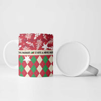 Personalized St Kitts & Nevis Cricket Christmas Ceramic Mug Merry Xmas Patriots - Wonder Print Shop