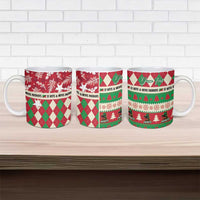Personalized St Kitts & Nevis Cricket Christmas Ceramic Mug Merry Xmas Patriots - Wonder Print Shop