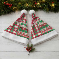 Personalized St Kitts and Nevis Cricket Christmas Santa Hat Merry Xmas Patriots - Wonder Print Shop