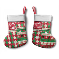 Personalized St Kitts and Nevis Cricket Christmas Stocking Merry Xmas Patriots - Wonder Print Shop