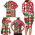 Personalized St Kitts & Nevis Cricket Christmas Family Matching Long Sleeve Bodycon Dress and Hawaiian Shirt Merry Xmas Patriots - Wonder Print Shop