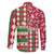 Personalized St Kitts & Nevis Cricket Christmas Family Matching Long Sleeve Bodycon Dress and Hawaiian Shirt Merry Xmas Patriots - Wonder Print Shop