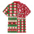 Personalized St Kitts & Nevis Cricket Christmas Family Matching Off The Shoulder Long Sleeve Dress and Hawaiian Shirt Merry Xmas Patriots - Wonder Print Shop