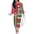 Personalized St Kitts & Nevis Cricket Christmas Family Matching Off The Shoulder Long Sleeve Dress and Hawaiian Shirt Merry Xmas Patriots - Wonder Print Shop