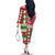 Personalized St Kitts & Nevis Cricket Christmas Family Matching Off The Shoulder Long Sleeve Dress and Hawaiian Shirt Merry Xmas Patriots - Wonder Print Shop