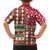 Personalized St Kitts & Nevis Cricket Christmas Family Matching Off Shoulder Short Dress and Hawaiian Shirt Merry Xmas Patriots - Wonder Print Shop
