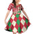 Personalized St Kitts & Nevis Cricket Christmas Family Matching Off Shoulder Short Dress and Hawaiian Shirt Merry Xmas Patriots - Wonder Print Shop