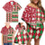 Personalized St Kitts & Nevis Cricket Christmas Family Matching Off Shoulder Short Dress and Hawaiian Shirt Merry Xmas Patriots - Wonder Print Shop