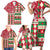 Personalized St Kitts & Nevis Cricket Christmas Family Matching Short Sleeve Bodycon Dress and Hawaiian Shirt Merry Xmas Patriots - Wonder Print Shop