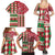 Personalized St Kitts & Nevis Cricket Christmas Family Matching Summer Maxi Dress and Hawaiian Shirt Merry Xmas Patriots - Wonder Print Shop