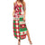 Personalized St Kitts & Nevis Cricket Christmas Family Matching Summer Maxi Dress and Hawaiian Shirt Merry Xmas Patriots - Wonder Print Shop
