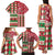 Personalized St Kitts & Nevis Cricket Christmas Family Matching Tank Maxi Dress and Hawaiian Shirt Merry Xmas Patriots - Wonder Print Shop
