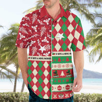 Personalized St Kitts & Nevis Cricket Christmas Hawaiian Shirt Merry Xmas Patriots - Wonder Print Shop