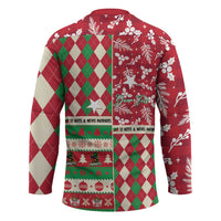 Personalized St Kitts & Nevis Cricket Christmas Hockey Jersey Merry Xmas Patriots - Wonder Print Shop