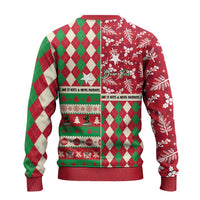 Personalized St Kitts and Nevis Cricket Christmas Ugly Christmas Sweater Merry Xmas Patriots - Wonder Print Shop