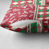St Kitts & Nevis Cricket Christmas Pillow Cover Merry Xmas Patriots - Wonder Print Shop