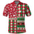 Personalized St Kitts & Nevis Cricket Christmas Polo Shirt Merry Xmas Patriots - Wonder Print Shop