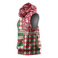 Personalized St Kitts & Nevis Cricket Christmas Sleeveless Hoodie Merry Xmas Patriots - Wonder Print Shop