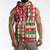 Personalized St Kitts & Nevis Cricket Christmas Sleeveless Hoodie Merry Xmas Patriots - Wonder Print Shop