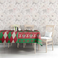 St Kitts & Nevis Cricket Christmas Tablecloth Merry Xmas Patriots - Wonder Print Shop