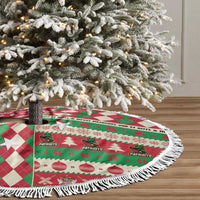 St Kitts and Nevis Cricket Christmas Tree Skirt Merry Xmas Patriots - Wonder Print Shop