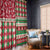 St Kitts & Nevis Cricket Christmas Window Curtain Merry Xmas Patriots - Wonder Print Shop