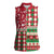 Personalized St Kitts & Nevis Cricket Christmas Women Sleeveless Polo Shirt Merry Xmas Patriots - Wonder Print Shop