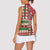 Personalized St Kitts & Nevis Cricket Christmas Women Sleeveless Polo Shirt Merry Xmas Patriots - Wonder Print Shop